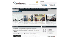 Desktop Screenshot of contributors.ro